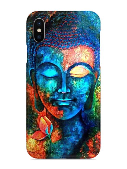 Buddha Painting Snap Case for Apple Iphone X