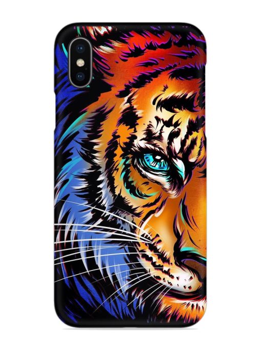 Colorful Lion Art Snap Case for Apple Iphone X