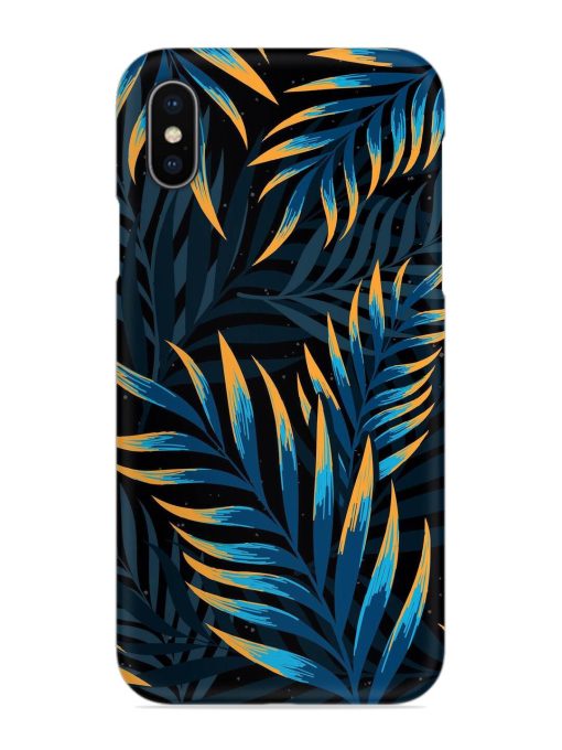 Abstract Leaf Art Snap Case for Apple Iphone X