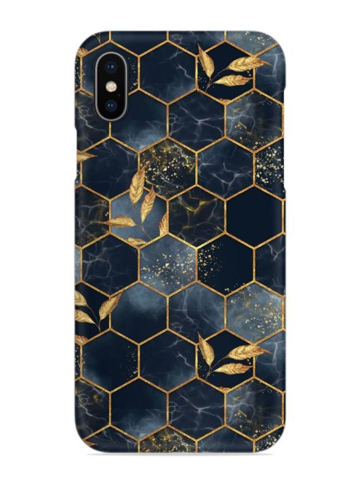 Marble Hexagon Seamless Snap Case for Apple Iphone X Zapvi