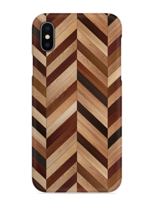 Seamless Wood Parquet Snap Case for Apple Iphone X