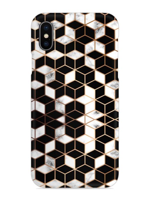 Vector Marble Texture Snap Case for Apple Iphone X