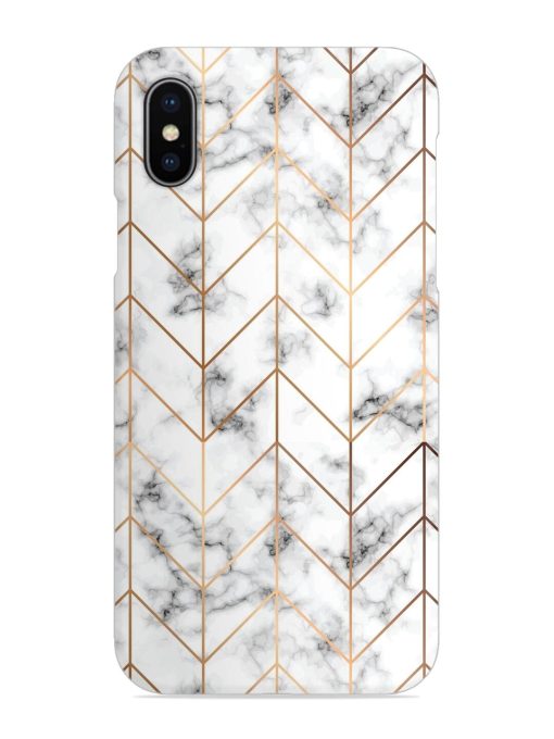 Vector Marble Texture Snap Case for Apple Iphone X