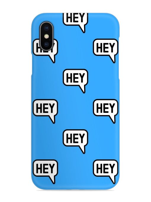 Hey Text Message Snap Case for Apple Iphone X