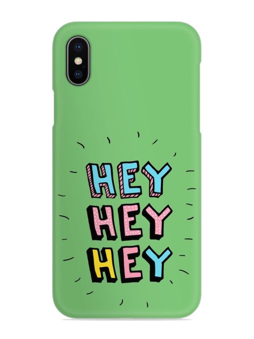 Hey Vector Cartoon Snap Case for Apple Iphone X