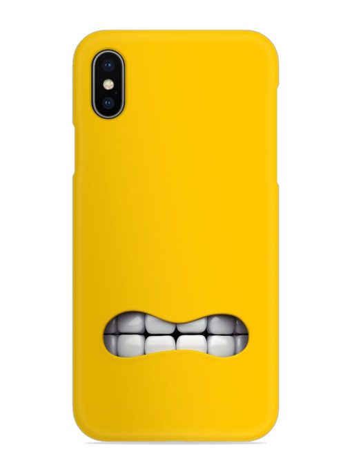 Mouth Character On Snap Case for Apple Iphone X