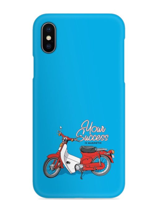 Motorcycles Image Vector Snap Case for Apple Iphone X