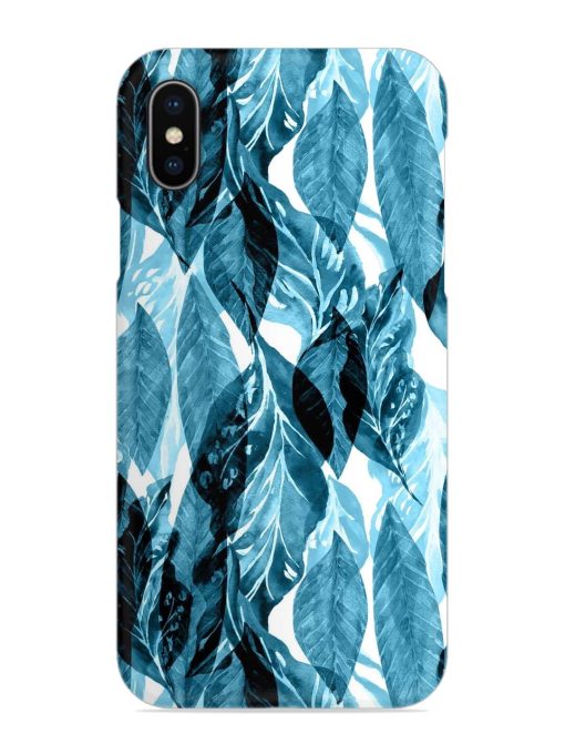 Leaves Pattern Jungle Snap Case for Apple Iphone X