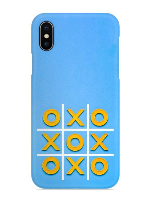 Yellow Plastic Crosses Snap Case for Apple Iphone X