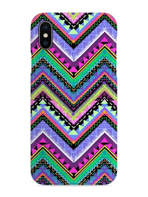 Tribal Aztec Print Snap Case for Apple Iphone X