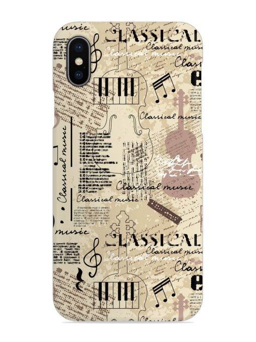 Classical Music Lpattern Snap Case for Apple Iphone X