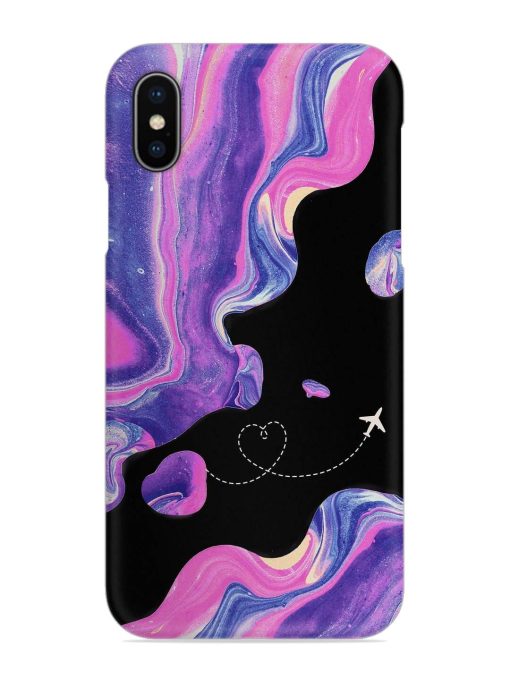 Glitter Art Snap Case for Apple Iphone X