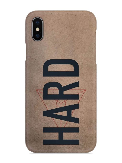 Hard Typo Snap Case for Apple Iphone X