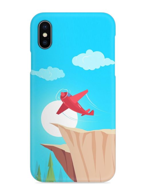 Small Planes In Flight Snap Case for Apple Iphone X