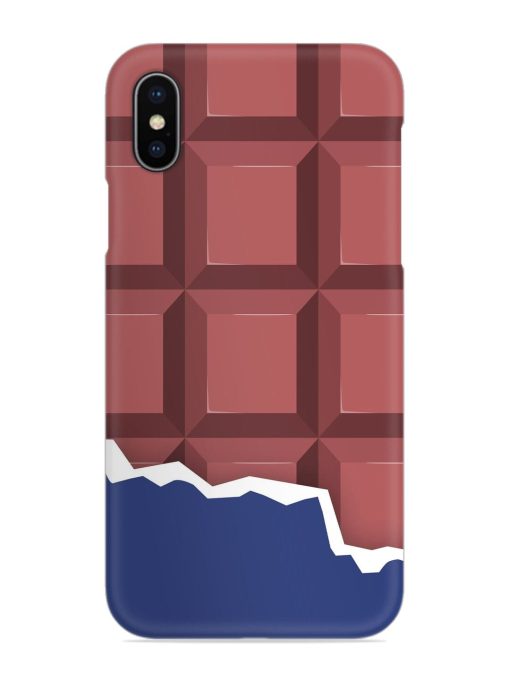 Chocolate Vector Art Snap Case for Apple Iphone X