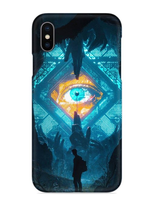 Arcane Eye Snap Case for Apple Iphone X Zapvi