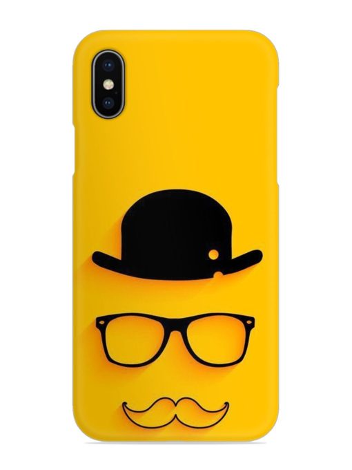 Classic Face Vector Snap Case for Apple Iphone X