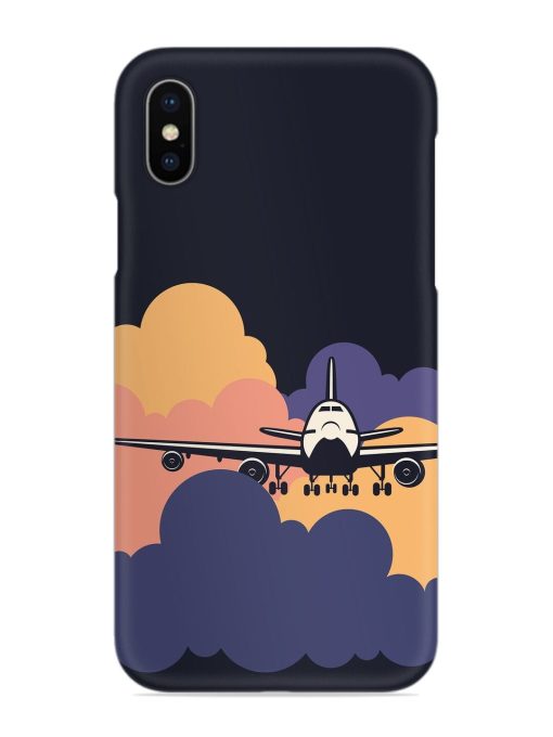 Aeroplane vector Snap Case for Apple Iphone X Zapvi