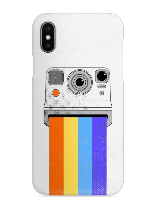 Retro Camera Art Snap Case for Apple Iphone X