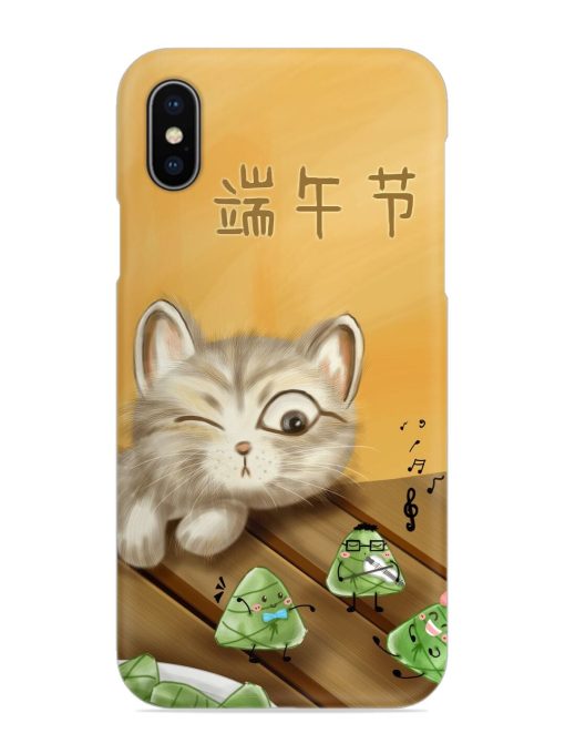 Cat Scorpion Dancing Snap Case for Apple Iphone X