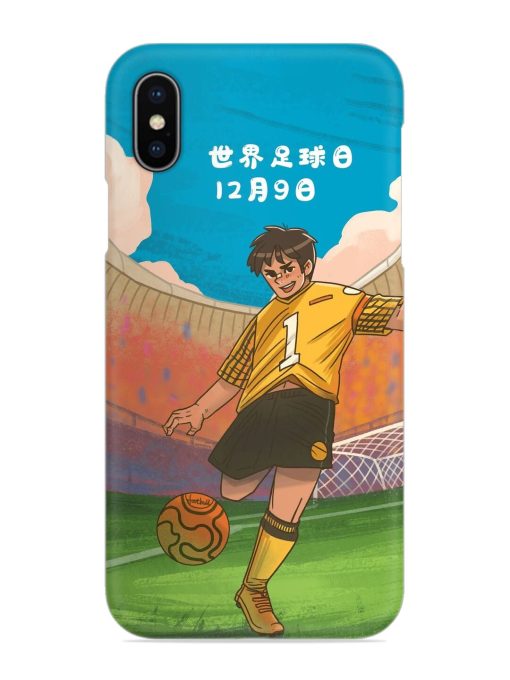 Soccer Kick Snap Case for Apple Iphone X