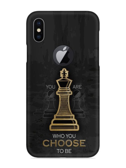 You Are Who Choose To Be Snap Case for Apple Iphone X (Logo Cut) Zapvi