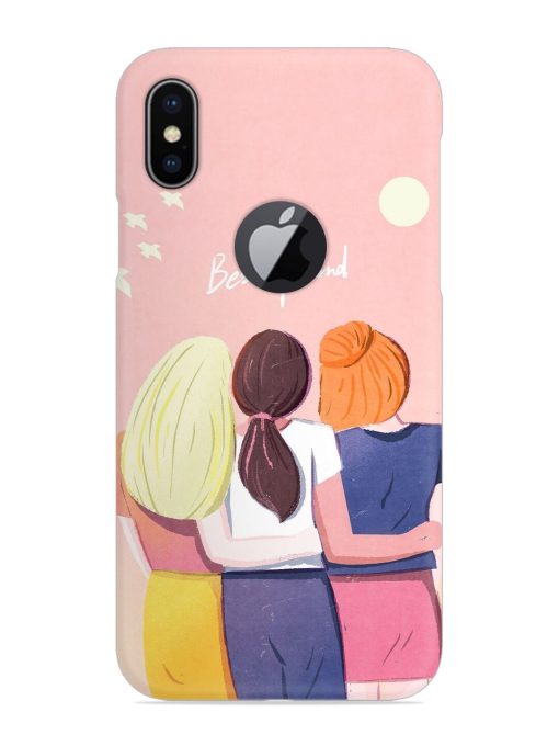 Friendship Day Snap Case for Apple Iphone X (Logo Cut) Zapvi