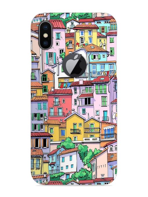 Europe Old Town Snap Case for Apple Iphone X (Logo Cut) Zapvi