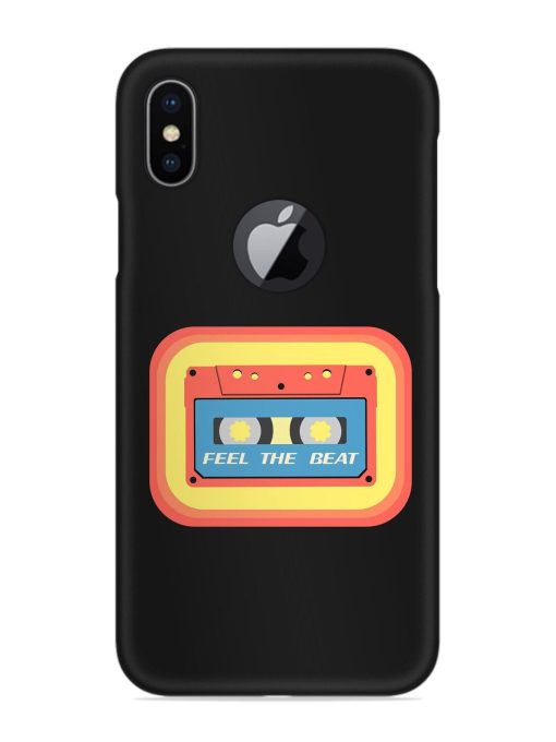 Music Fill The Best Snap Case for Apple Iphone X (Logo Cut) Zapvi