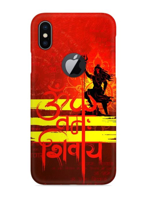 Illustration Lord Shiva Snap Case for Apple Iphone X (Logo Cut) Zapvi