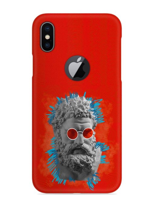 Contemporary Art Concept Snap Case for Apple Iphone X (Logo Cut) Zapvi