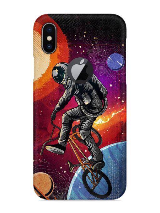 Super Eclipse Bmx Bike Snap Case for Apple Iphone X (Logo Cut) Zapvi