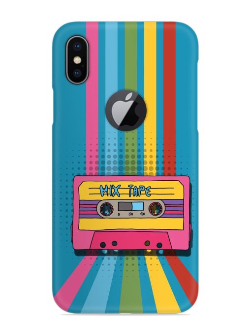 Mix Tape Vactor Snap Case for Apple Iphone X (Logo Cut)