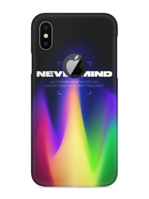 Nevermind Snap Case for Apple Iphone X (Logo Cut) Zapvi