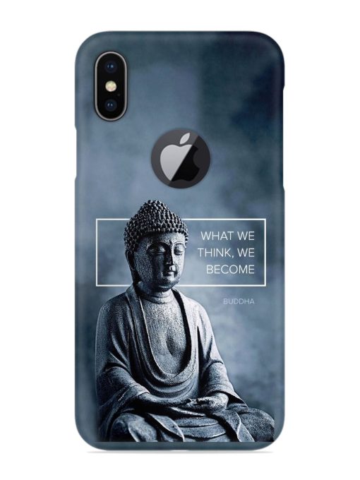 What We Think We Become Snap Case for Apple Iphone X (Logo Cut) Zapvi