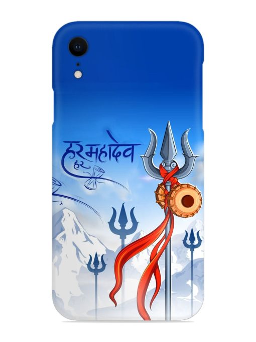 Har Har Mahadev Trishul Snap Case for Apple Iphone Xr Zapvi