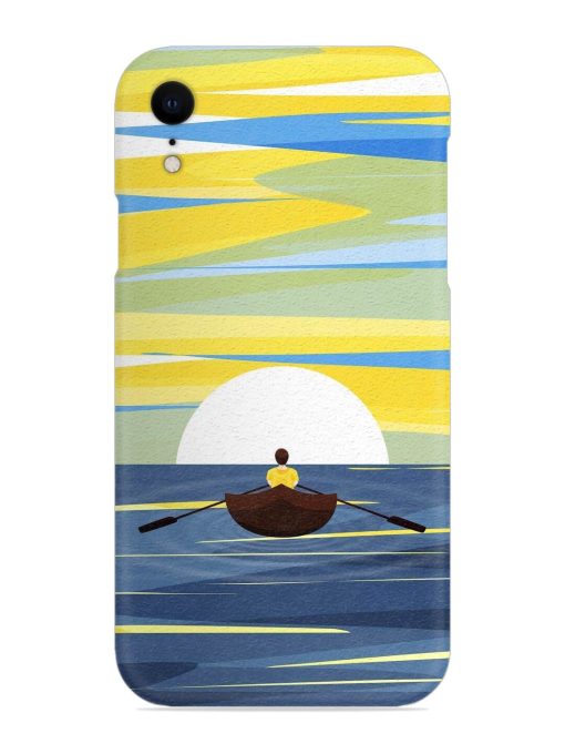 Rowing Person Ferry Paddle Snap Case for Apple Iphone Xr