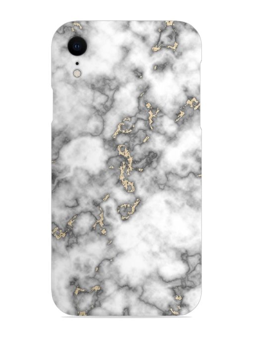 Gray And Gold Marble Snap Case for Apple Iphone Xr Zapvi