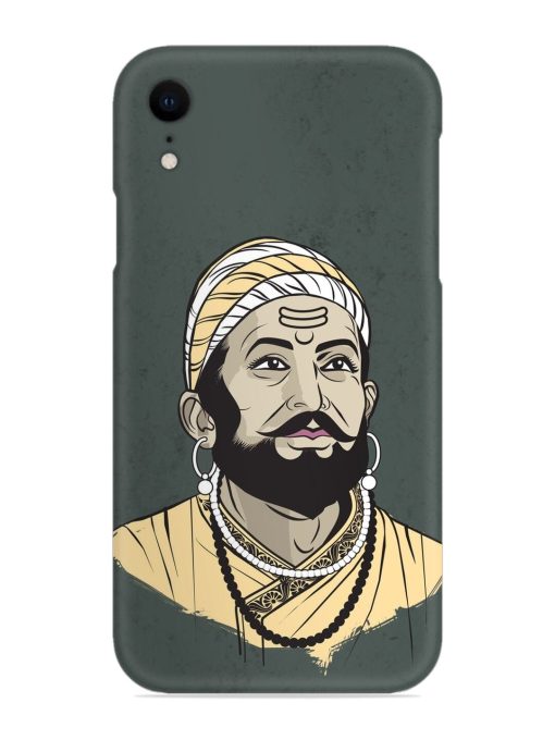 Shivaji Maharaj Vector Art Snap Case for Apple Iphone Xr