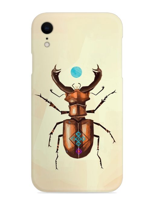 Stag Beetle Vector Snap Case for Apple Iphone Xr