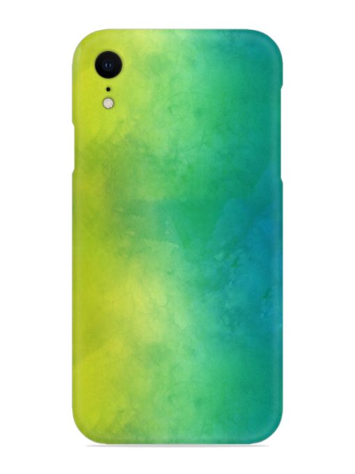 Yellow Green Gradient Snap Case for Apple Iphone Xr Zapvi