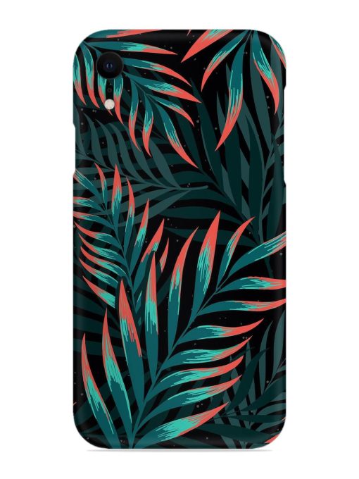 Green Leaf Art Snap Case for Apple Iphone Xr