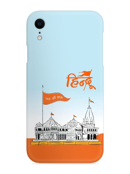 Ram Mandir Hindu Snap Case for Apple Iphone Xr