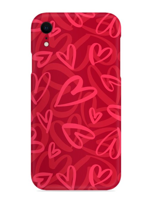 Seamless Romantic Pattern Snap Case for Apple Iphone Xr