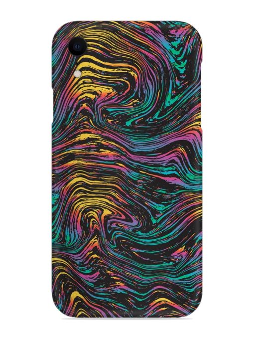 Abstract Liquid Colors Snap Case for Apple Iphone Xr