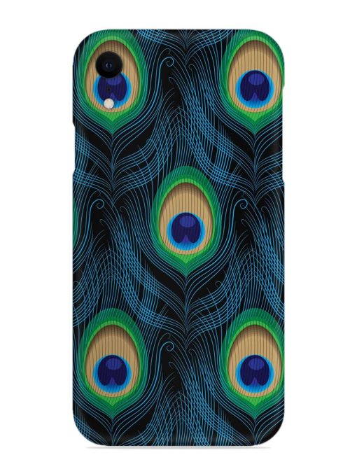 Seamless Pattern Peacock Snap Case for Apple Iphone Xr