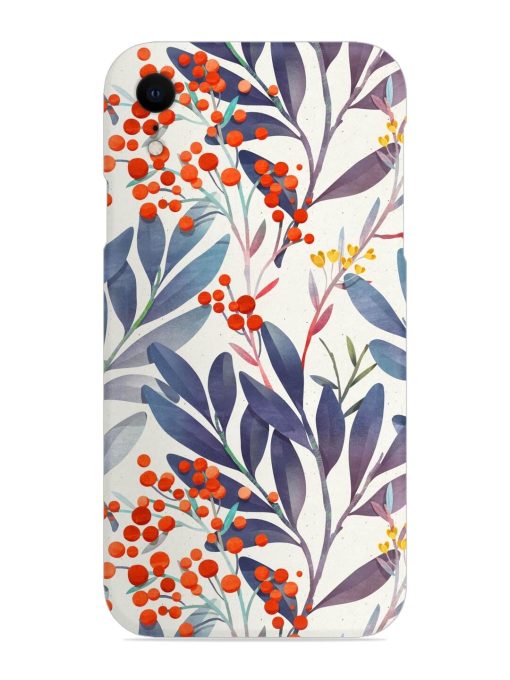 Seamless Floral Pattern Snap Case for Apple Iphone Xr