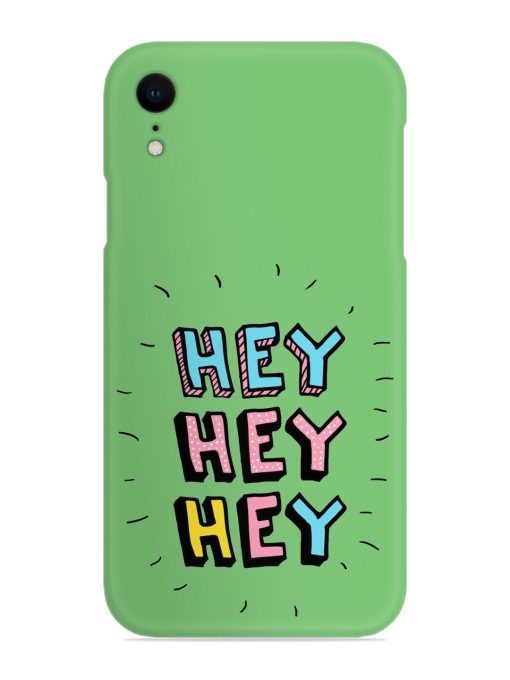 Hey Vector Cartoon Snap Case for Apple Iphone Xr Zapvi