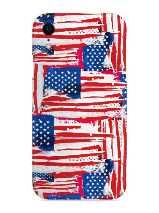 Usa Flag Seamless Snap Case for Apple Iphone Xr