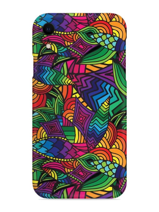 Abstract Multicolor Seamless Snap Case for Apple Iphone Xr Zapvi